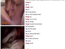 Lovely Omegle Teen Plays With Bwc