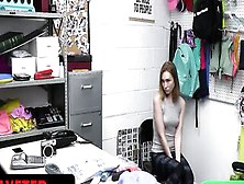 Shoplyfter - Adorable Goddess Caught With Stolen Items Submits Her Asshole To Officer To Gotten Out Of Trouble