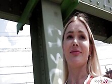 German Scout - Tall Woman Verena Maxima Seduce To Outside