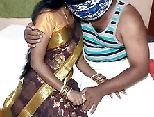 Young Wife Banging In New Brown Saree