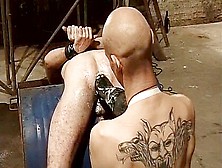 Hardcore Anal Fisting With A Sexy Bald Man