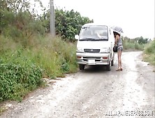Hot Japanese Cunt Hitchhikes
