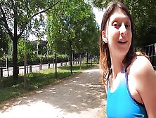 Skank Penis Craving Jogger Is Cheating On Her Bf With