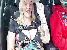 Dirty Husband Gets Me Stripping In The Car And Fingers Me P1