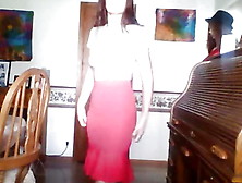 June Marie Liddy Trying On Clothes May 2020