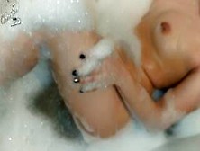 Lover To Take A Bath And Play With Her Pussy))