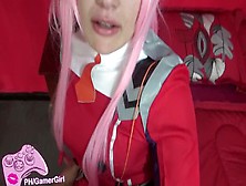 Zero Two Gets A Nice Creampie - Cosplay