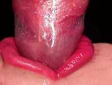 Close Up: Best Milking Mouth Made You Cum Twice In Condom! Broke The Condom And Got All Cum! Blowjob