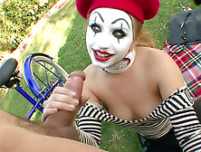 Mime Fucked In A Public Park