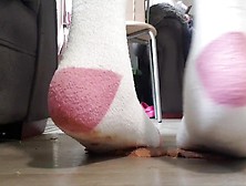 Chocolate Socks - Stepping On And Squashing Chocolate With My White Socks