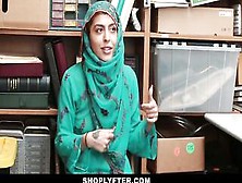 Shoplyfter- Hot Muslim Teen Caught & Harassed