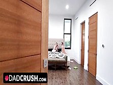Dadcrush - Big Assed Stepdaughter And Her Bestie Anna Claire Clouds & Laney Grey Share Stepdads Cock