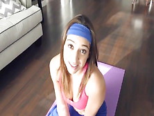 Petite Latina Stepsister Sex With Brother In Yoga Pants Pov