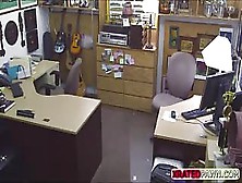 Lovely Busty Babe Gets Pawned Inside Her Pussy In The Pawn Shop Office