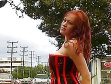 Bailey A Beautiful Red Head Gets A Facial