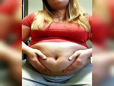 Bbw Eating And Belly Play