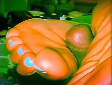 Husband Fuck Her Feet Fetish Gone Wild Bbw Wife Beautiful Exotic Soles & Toes Get Fucked & Bust On