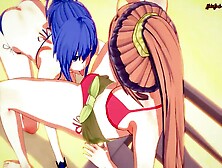 Kaede Sakura And Natsuru Senu Have Lesbian Sex On The Beach