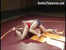 Naked Wrestlers Keep Going For The Cock