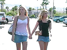 Alison Angel And Her Blonde Gf Go Shopping In Hot Reality Video