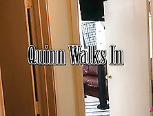 Quinn Walks In Mazzaratie Monica