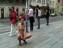 Crazy Public Nude Photo Shoot