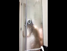 Horny Latina Fucking In Hotel Shower