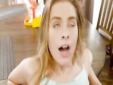 Nothing Makes This Young Chick As Happy As Having A Thick Cock In Her Mouth