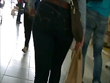 Candid Big Ass In Tight Levi Jeans