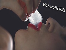 ♥ Marval - Very Erotic Tape With Body Parts Closeup And Ice Cube Playing ♥