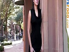 Posing In Black Dress