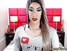 Matured Pretty Tranny On Webcam Show