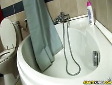 Blonde Fucks Herself With A Dildo
