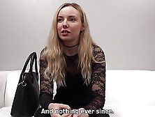 Sexy Blonde Comes For An Audition And Gets Rammed Instead