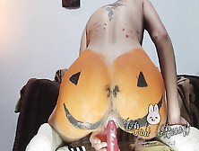 Happy Halloween Magic Pumpkin Pussy Creampie