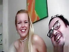 Amazing Blonde Babe Fucked With An Ugly Guy