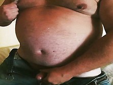 Big Bear Fuck Older Mature Daddy Bull Hot Jerking Off Bull Nipples Urso Fat Daddy Round Belly Big Dick Big Load Cumshot