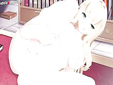 Anime Uncensored / Cutie Gigantic Butt Loves To Jump On A Cock