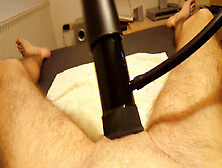 Milking My Cock With A Tremble Milking Machine