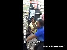 Catfight In Mall Boobs Come Out