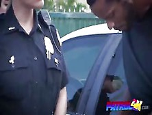 Hot Busty Cop Banged By Black Dude
