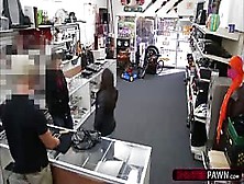 Tomyboy And Gf Gets Caught Stealing Sp The Shop Owner Punish Them With His Big Cock
