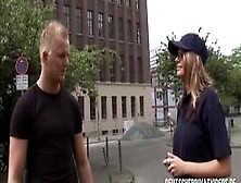 German Policewoman Fucked Doggystyle - Part1