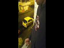 Jerking Off Outside Close Up Cum Got Caught By A Taxi - Camilo Brown