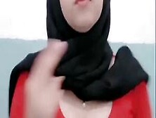 Live Hijab Red Horny