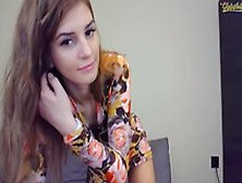 Short Dressed Babe From Chaturbate Pleasuring