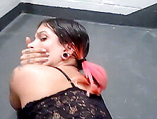 Seducing My Neighbor On The Fire Escape Sex And He Sperm In Mouth