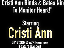 Nurse Cristi Ann Binds & Bates Nina Kayy To Monitor Heart!