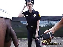 Horny Cops Share Suspects Big Black Cock