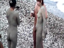Nude Beach Blond Voyeur